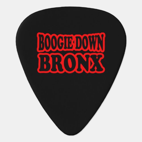 Boogie Down Bronx NYC Guitar Pick