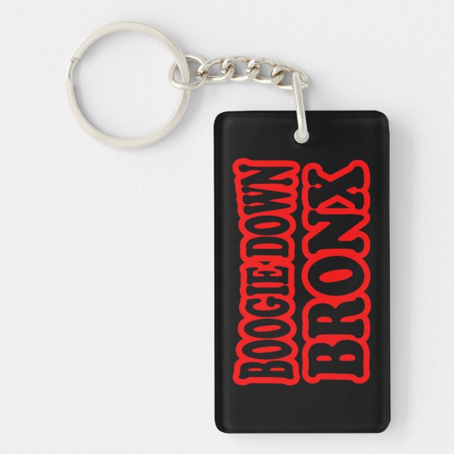 Boogie Down Bronx, NYC Keychain (Front)