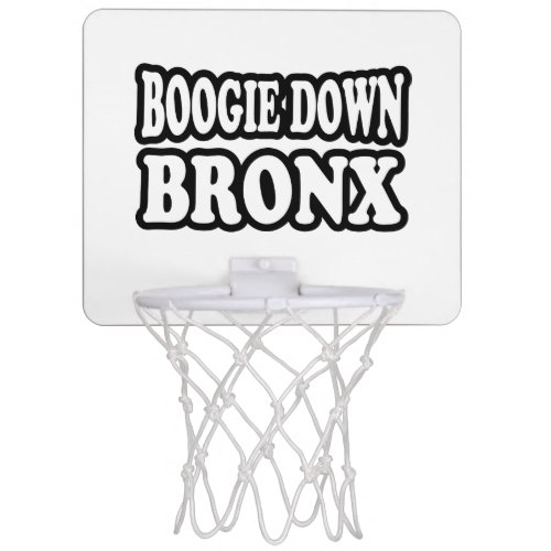 Boogie Down Bronx NYC Mini Basketball Hoop