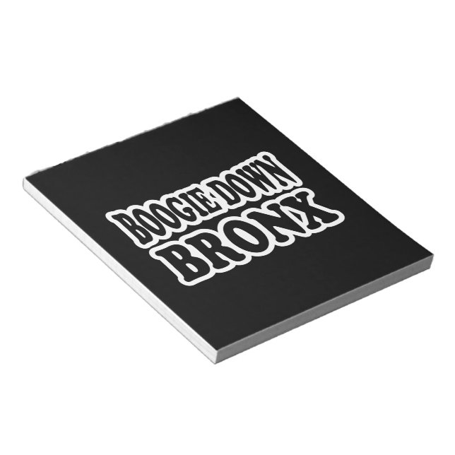 Boogie Down Bronx, NYC Notepad (Angled)