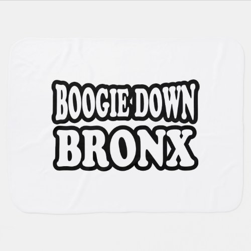 Boogie Down Bronx NYC Receiving Blanket