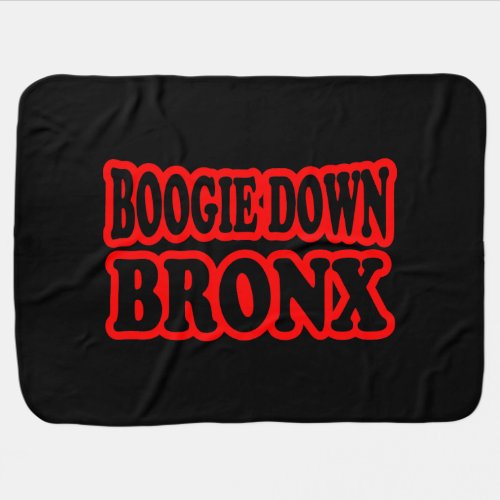 Boogie Down Bronx NYC Swaddle Blanket