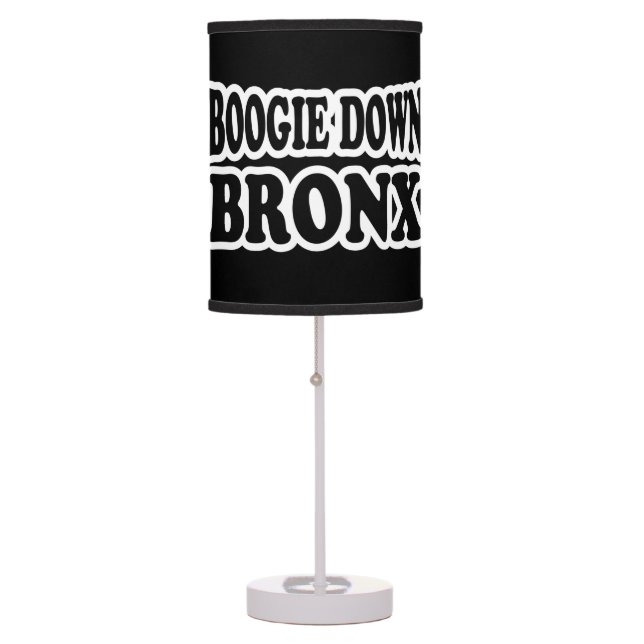 Boogie Down Bronx, NYC Table Lamp (Front)
