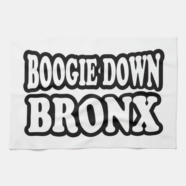 Boogie Down Bronx, NYC Towel (Horizontal)