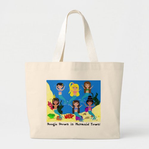 Boogie Down in Mermaid Town Tote Bag