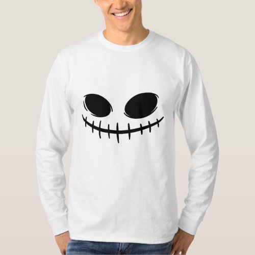 Boogie Man Face Halloween T_Shirt