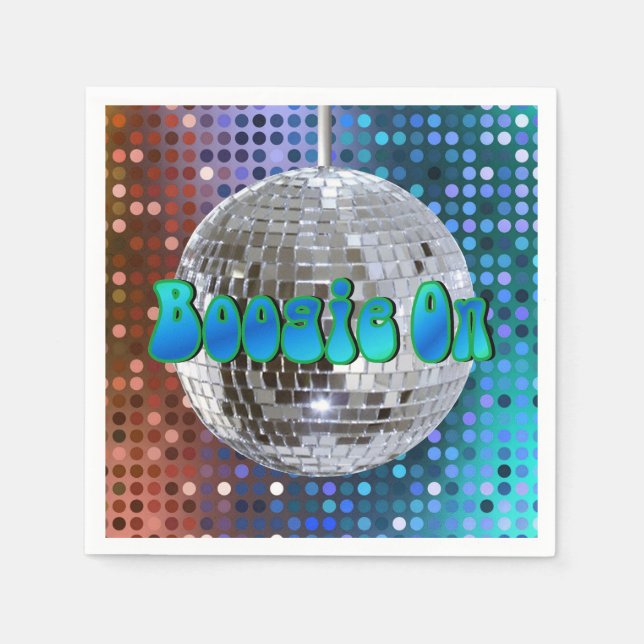 Boogie On! 1 Napkins (Front)