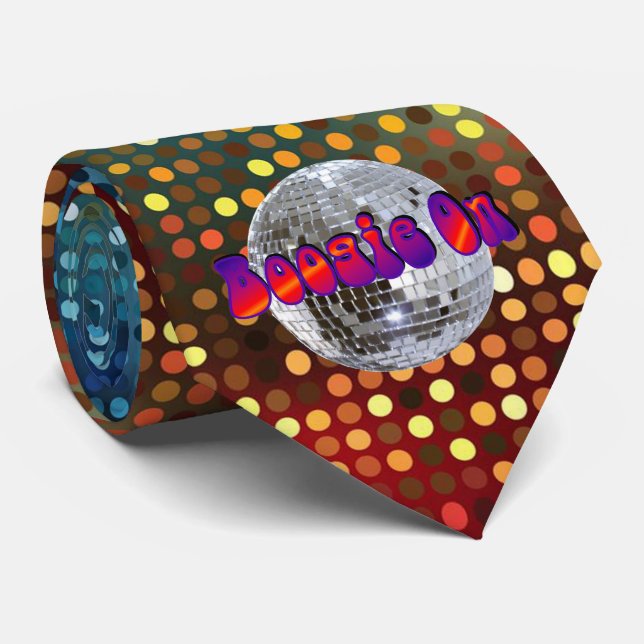 Boogie On! 2 Neck Tie (Rolled)