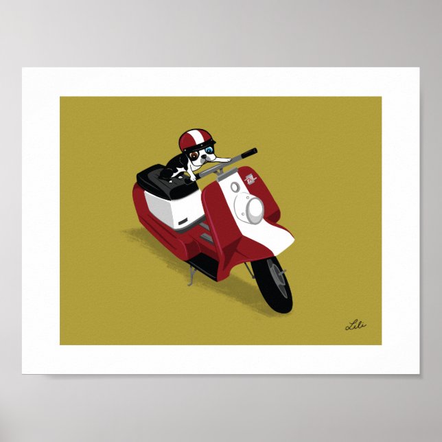 Boogie on Harley Poster (Front)