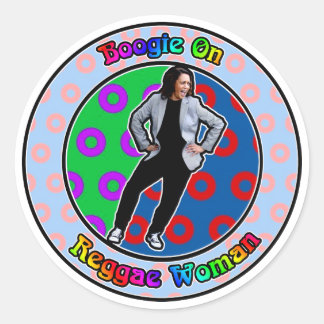 Boogie on Kamala Classic Round Sticker