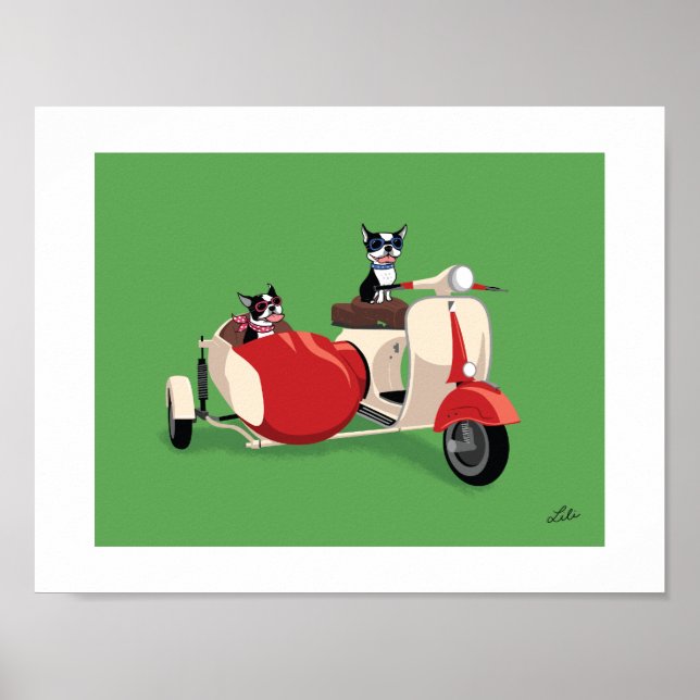 Boogie on Vespa (with Rosie) Poster (Front)