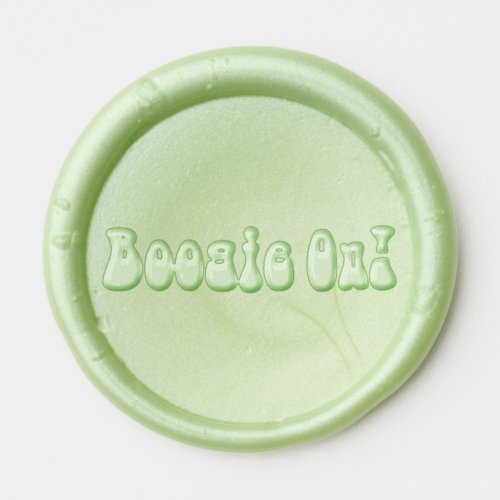 Boogie On Wax Seal Sticker