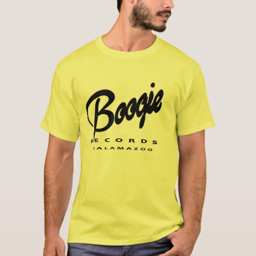 Boogie Records Kalamazoo 90s Tribute T_Shirt