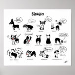 Boogie Signals By Lili Chin Poster at Zazzle