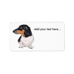 Boogie the dachshund address labels 2
