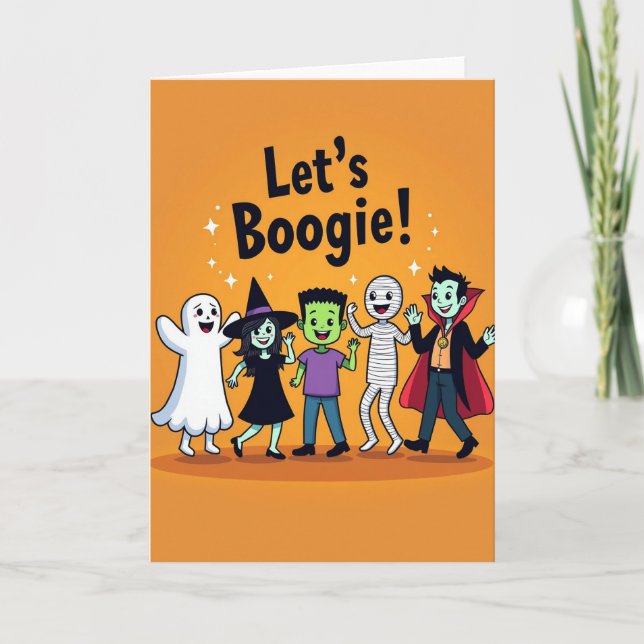 Boogie Time Celebration Card (Front)