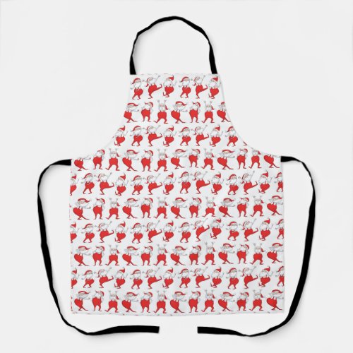 Boogie Woogie Santa Claus Christmas Apron