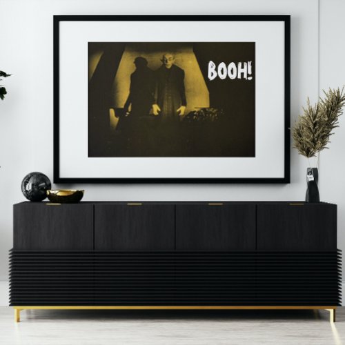 Booh Vampire Yellow Horror Nosferatu  Poster