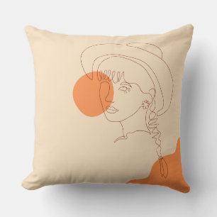 Boohoo artistic abstract lounge pillow