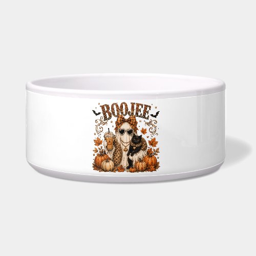 Boojee Ghost Halloween Pumpkin Coffee Black Cat Bowl