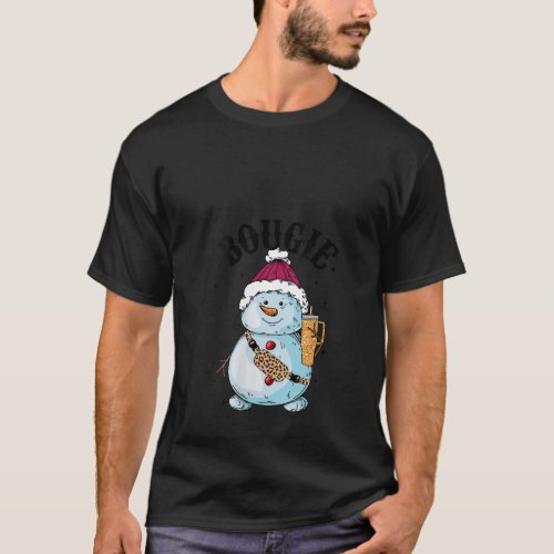Boojee Snowman Bougie Snowman Belt Bag Boojee Xmas T_Shirt