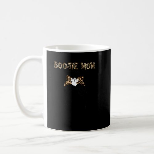 Boojie Mom Definition Leopard Messy Bun Mother  Coffee Mug