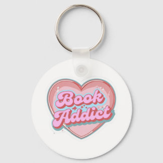 Book Addict Keychain