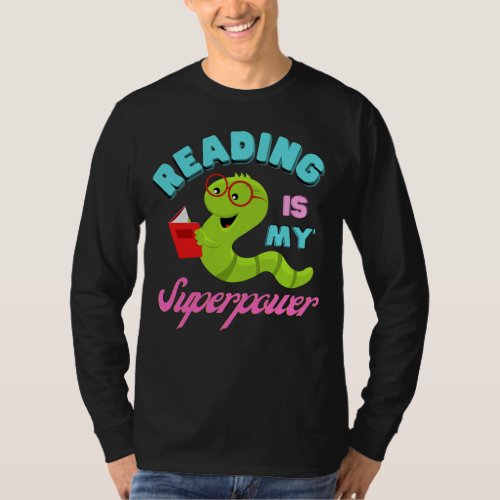Book Aesthetics  Reading is my superpower T_Shirt