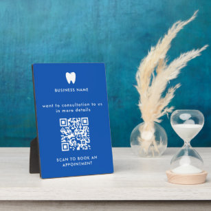 Book An Appointment   QR Code Internet Scan  Plaque