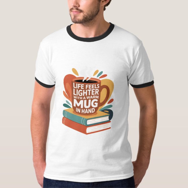 Book and Brew Bliss T-Shirt (Front)
