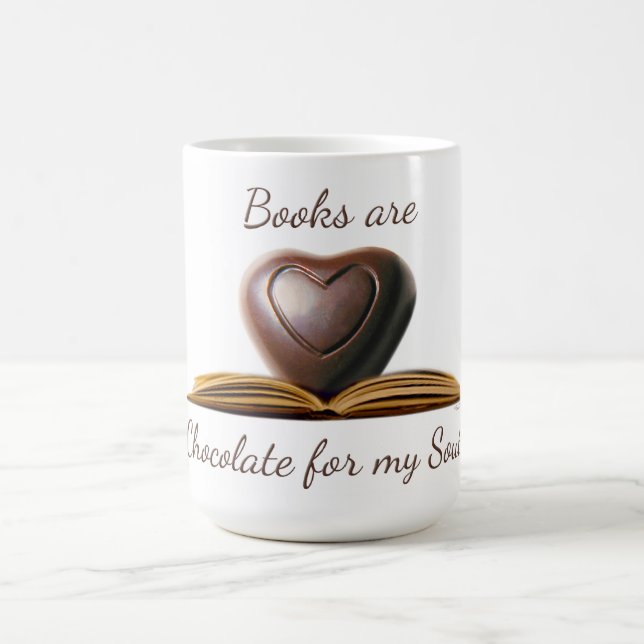 Book and Chocolate Lover's Mug (Center)