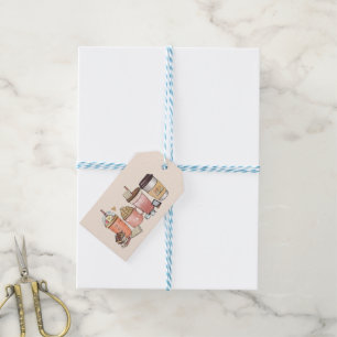 Book and Coffee Lover Gift Tags