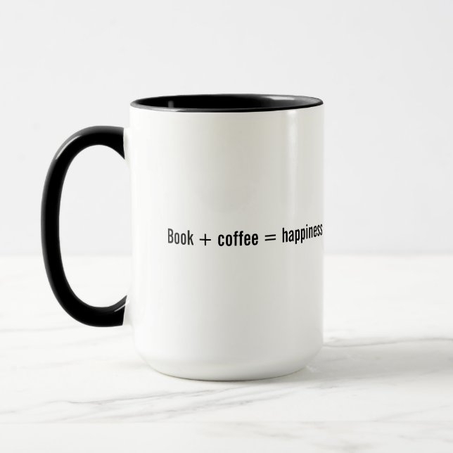 Book And Coffee Mug - Bibliophile Gift - Reading  (Left)