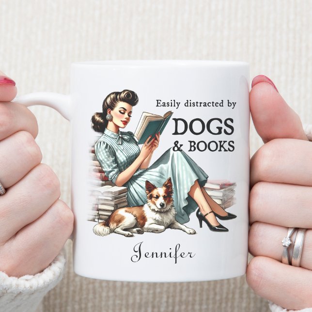 Book and Dog Lover Mug (Creator Uploaded)