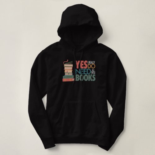 Book and Reading Love Hooded Sweatshirt