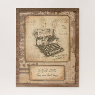 Book Author / Writer / Publisher. Vintage Art Gift Jigsaw Puzzle
