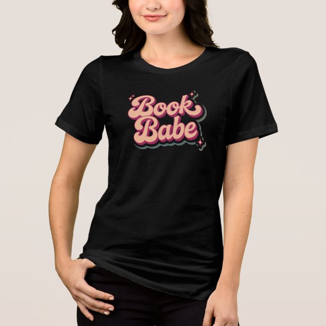 Book Babe Tri-Blend Shirt (Front)