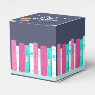 Book Baby Shower, Brunch and Books, Gender Neutral Favor Boxes