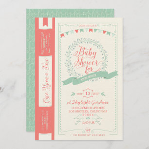 Book Baby Shower Invitations - Fairy Tale Invites