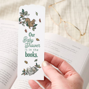 Book Baby Shower Thank You Favors Bookmarks