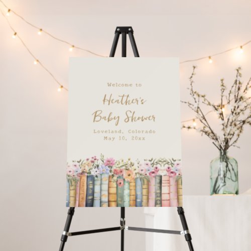 Book Baby Welcome Sign