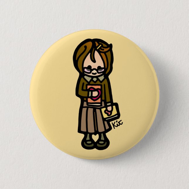 book badge. button (Front)