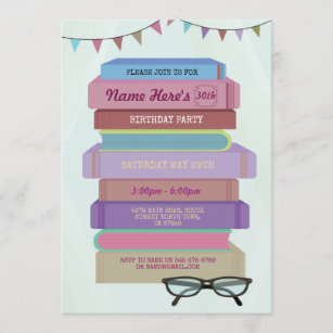 Storybook Birthday Invitation, Editable Book Themed Party Invitation,  Reading Books Invite, Library, Girl Birthday Invitation, Any Ager36 