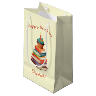Book Birthday Party Kids Reading Small Gift Bag