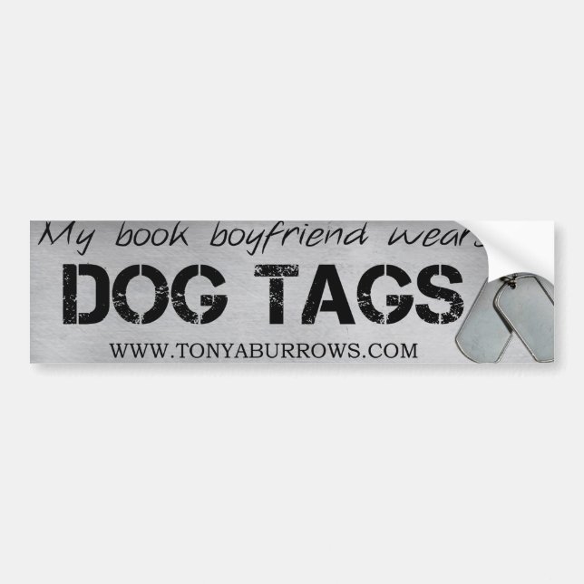 Book Boyfriend Bumper Sticker (Front)