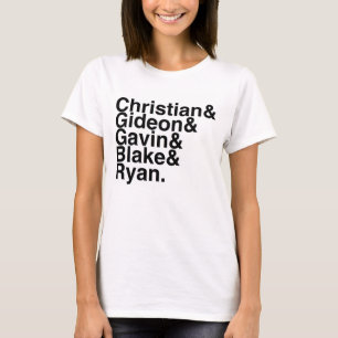 Book Boyfriend- Christian, Gideon, Gavin, Blake... T-Shirt