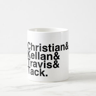 Book Boyfriend- Christian, Kellan, Travis, Tack Coffee Mug