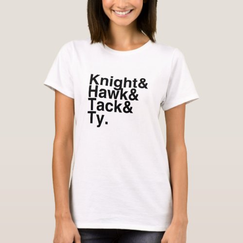 Book Boyfriend_ Knight Hawk Tack Ty T_Shirt