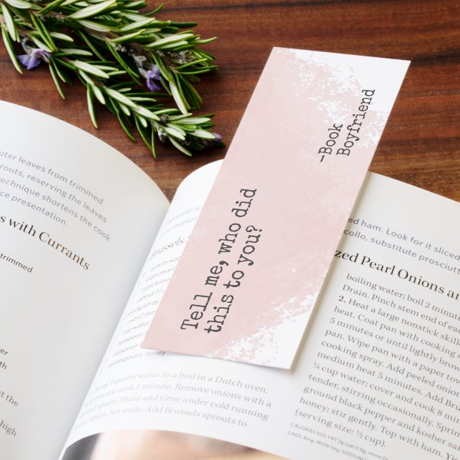 Book Boyfriend Quote- There you are Bookmarks (Book)