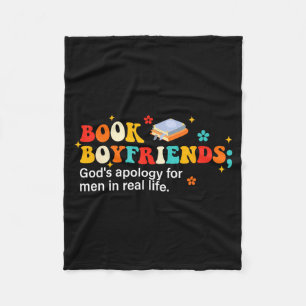 Book Boyfriends Definition Design  Fleece Blanket